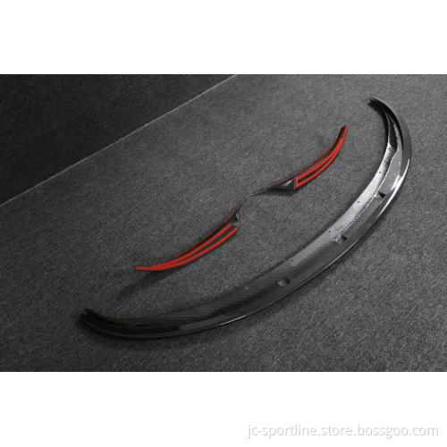Carbon Fiber Front Bumper Splitter Lip for Tesla Model 3 (2023-2024) EV Auto Parts